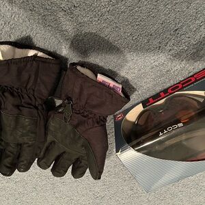 Scott Goggles and Ski Gloves Set